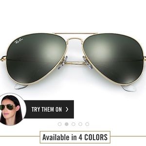 RAY BAN POLARIZED CLASSIC AVIATORS